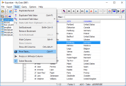 Tools menu