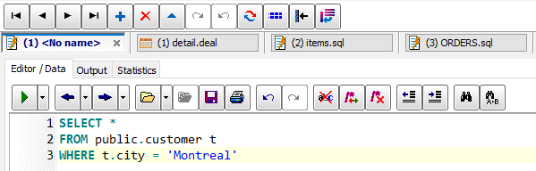 Working with multiple datasets