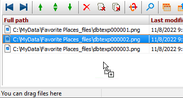 Dragging files from Explorer