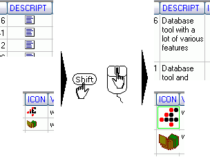 Increasing row heights