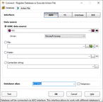 Choosing a database to open